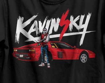 RIP Kavinsky Shirt, 1975 -2026, 90s Music Fan Nostalgia Graphic Tee, Vincent Belorgey T-Shirt, Memorial TShirt, Gift for Electropop Fans, 1