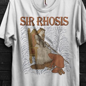 Camiseta de Sir Rhosis, divertida camiseta meme de borracho de hígado, camiseta de broma sobre beber alcohol, camiseta de fiesta, meme de caballero