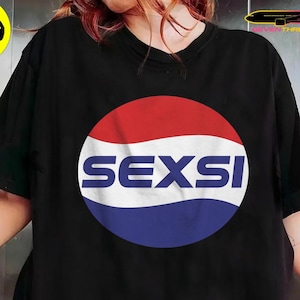 Funny Sexsi Baby Shirt, Y2K Women's Fitted Tee, Cute Girly Funny Meme T-Shirt, Trendy Crop Top, Gift for Her, Custom Y2K Fashion, GF Gift