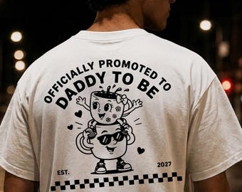 Dad To Be 2027 Shirt,Promoted to Daddy,New Father Gift,Pregnancy Announcement Tee,Daddy Est 2027 TShirt,Werdender Papa T-Shirt,Papa 2027 Tee