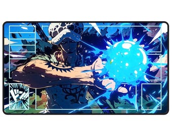 TRAFALGAR LAW  Playmat - TCG Playmat , Anti Slip Made in U.S.A.