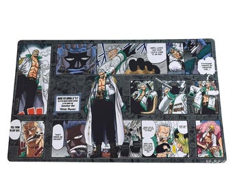 Tappetino da gioco One Piece Smoker Manga – Tappetino da scrivania Vice Admiral White Hunter TCG