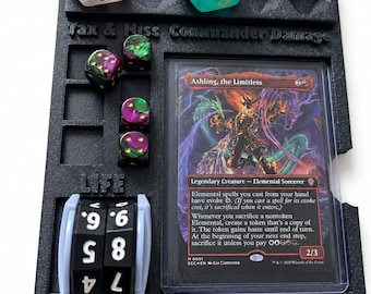 MTG Commander Tray | Magic the Gathering | Command Zone Organizer