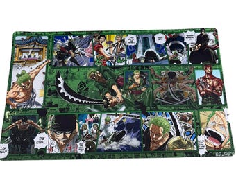 ZORO Playmat - ANIME TCG Playmat For One Piece, Anti Slip