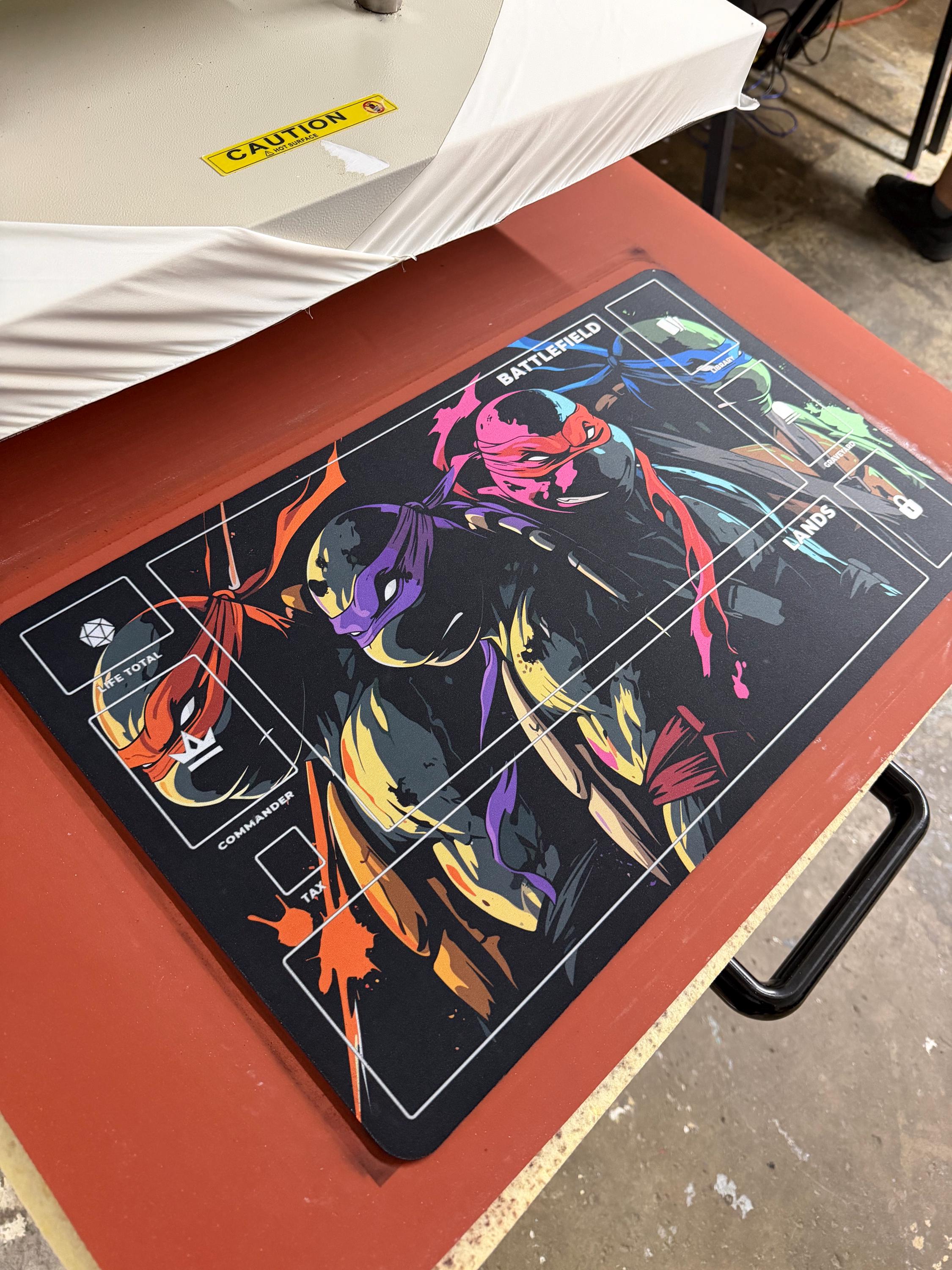 Tomeltai サインド　プレイマット TMNT Commander Playmat – MTG Anti Slip - Etsy