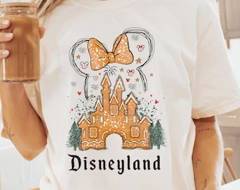 Disneyland Couple Shirt, Matching Disney Castle Tee, Mickey Minnie Couple Tee, Disney Trip Outfit, Christmas Holiday Shirt, Christmas Tree