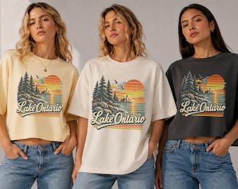 Vintage Lake Ontario Great Lakes Shirt, Vintage Quiet Activism Boxy Tee, Comfort Colors Canada Tshirt, Subtle Anti Trump Shirt, Travel Shirt