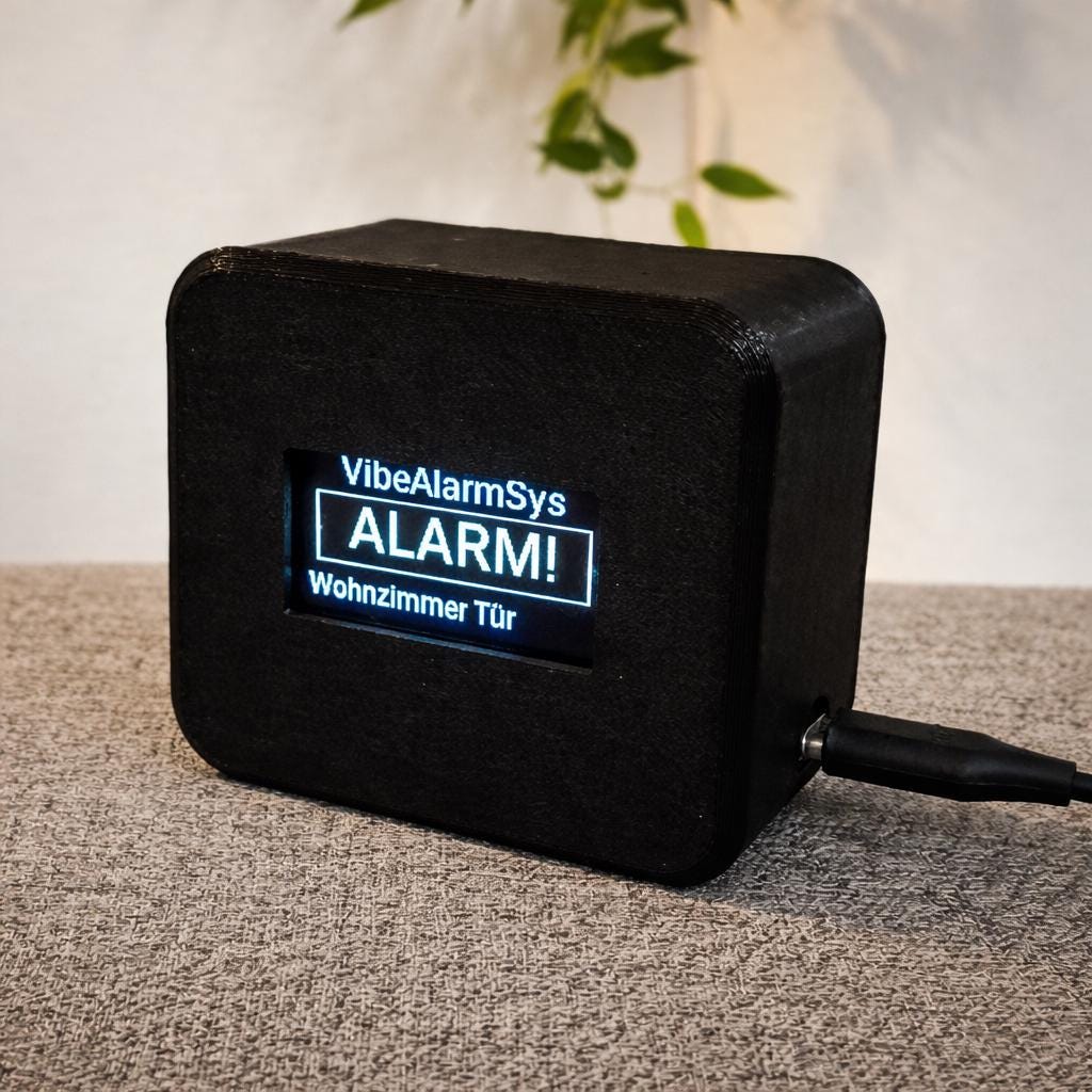 VibeAlarmSys - Notifica di allarme silenzioso con vibrazione per Home Assistant | Allarme senza sirena | Casa intelligente | Notifica di allarme | Plu