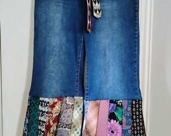 Jeans "Tie" recyclés taille 14 stretch - taille 35", entrejambe 32"