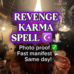 Rache Karma Zauber Zaubern | Rückgabe negativer Energie, Schutzritual für karmische Gerechtigkeit