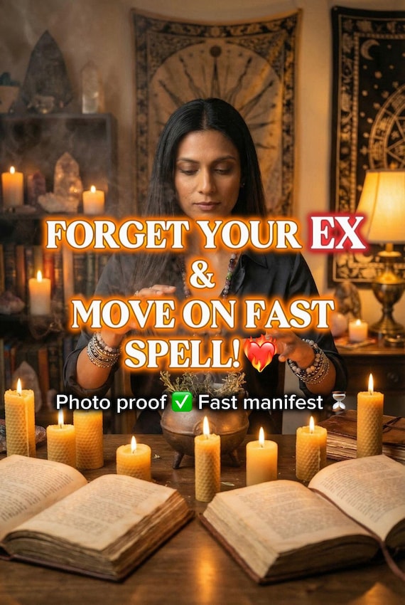 Get Over From Your Ex- Breakup Healing Spell, Move On From Your Ex, Let Go of Emotional Attachment & Cord Cutting Ritual