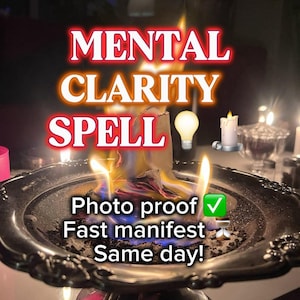 Powerful Mental Clarity Spell | Clear Mind, Focus Energy, Remove Negative Thoughts, Enhance Decision Making & Inner Peace