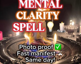 Powerful Mental Clarity Spell | Clear Mind, Focus Energy, Remove Negative Thoughts, Enhance Decision Making & Inner Peace