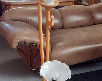 La Relco Vintage houten vloerlamp