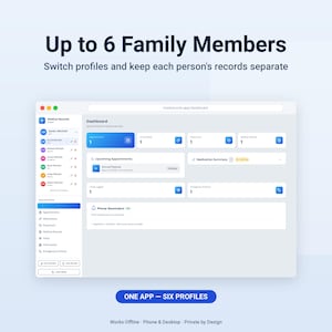 Medication Tracker | Family Health Organizer App for Medical Records, Appointments & Phone Reminders image 7