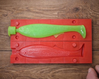 Molde para señuelo artificial de 150 mm