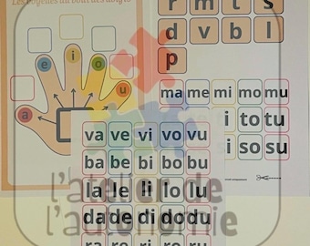 Les voyelles au bout des doigts version NUMÉRIQUE PDF