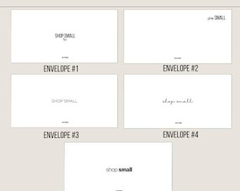 Matte Vellum Cash Envelopes | Minimalist Budgeting System, Custom Categories (5 Designs)