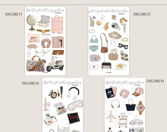 For the Girlies Savings Challenges Vol. 3 - Matte Vellum or Glossy Card Stock
