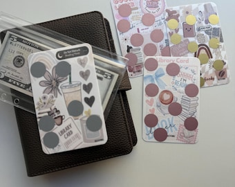 Bookish Kindle/iPad Decor Scratch off Savings Challenges