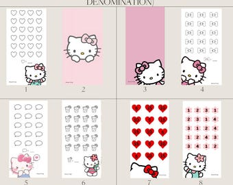 Kitty Savings Challenges (Scratch off, You Choose, and Low Income Denomination)