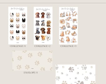 Para las mascotas: papel vitela mate o cartulina brillante.