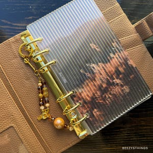 Acrylic Budget Dashboards | Personal and A5 Size | Fluted, Water Drop & Frosted Clear | Cash Stuffing Binder Insert