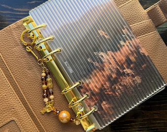 Acrylic Budget Dashboards | Personal and A5 Size | Fluted, Water Drop & Frosted Clear | Cash Stuffing Binder Insert