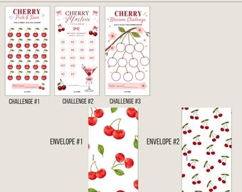 Cherry On Top Savings Challenge Bundle | Cherry Cash Envelopes
