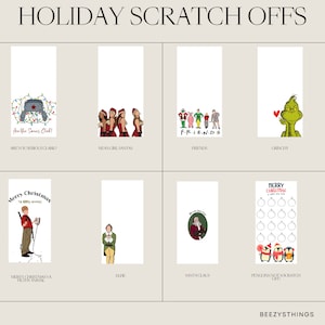 Holiday Scratch off Savings Challenges