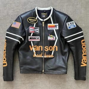 セール！80’s Vanson One Star Leather Jacket Vanson leather jacket one - Gem