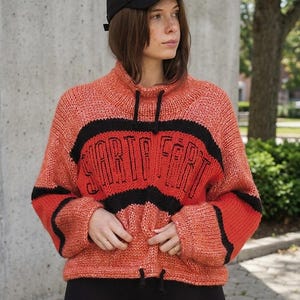 Oversized Color-Block Pullover Strickmuster - Chunky Knit Pullover Anleitung (PDF)