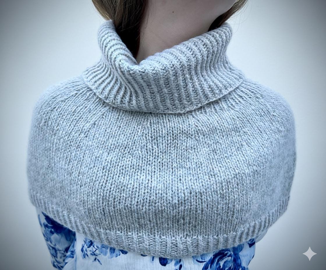 MUSERA Pull tricoté avec col asymétrique grande taille, pour le