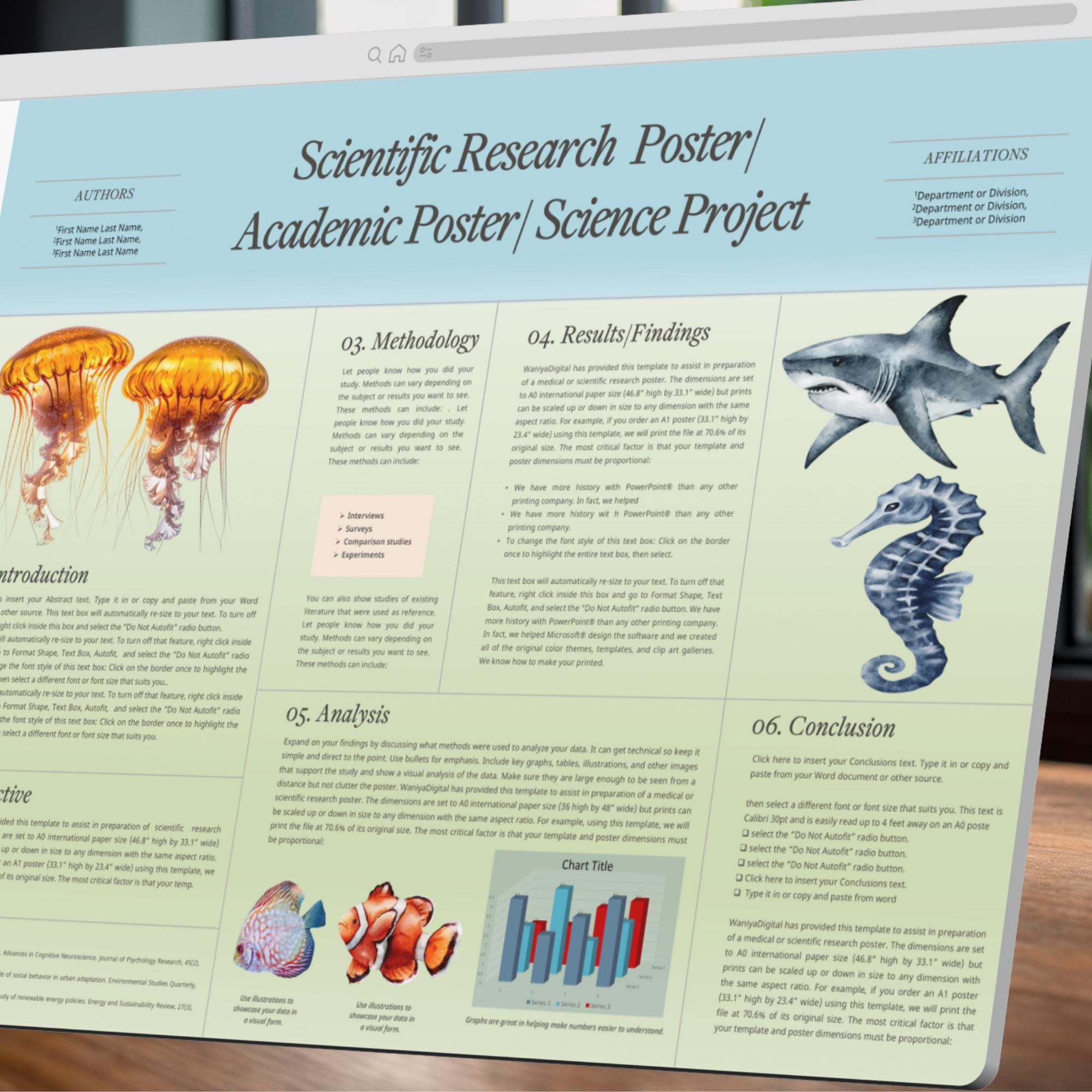 Science Fair Project Poster Template | School Science & STEM Poster ...