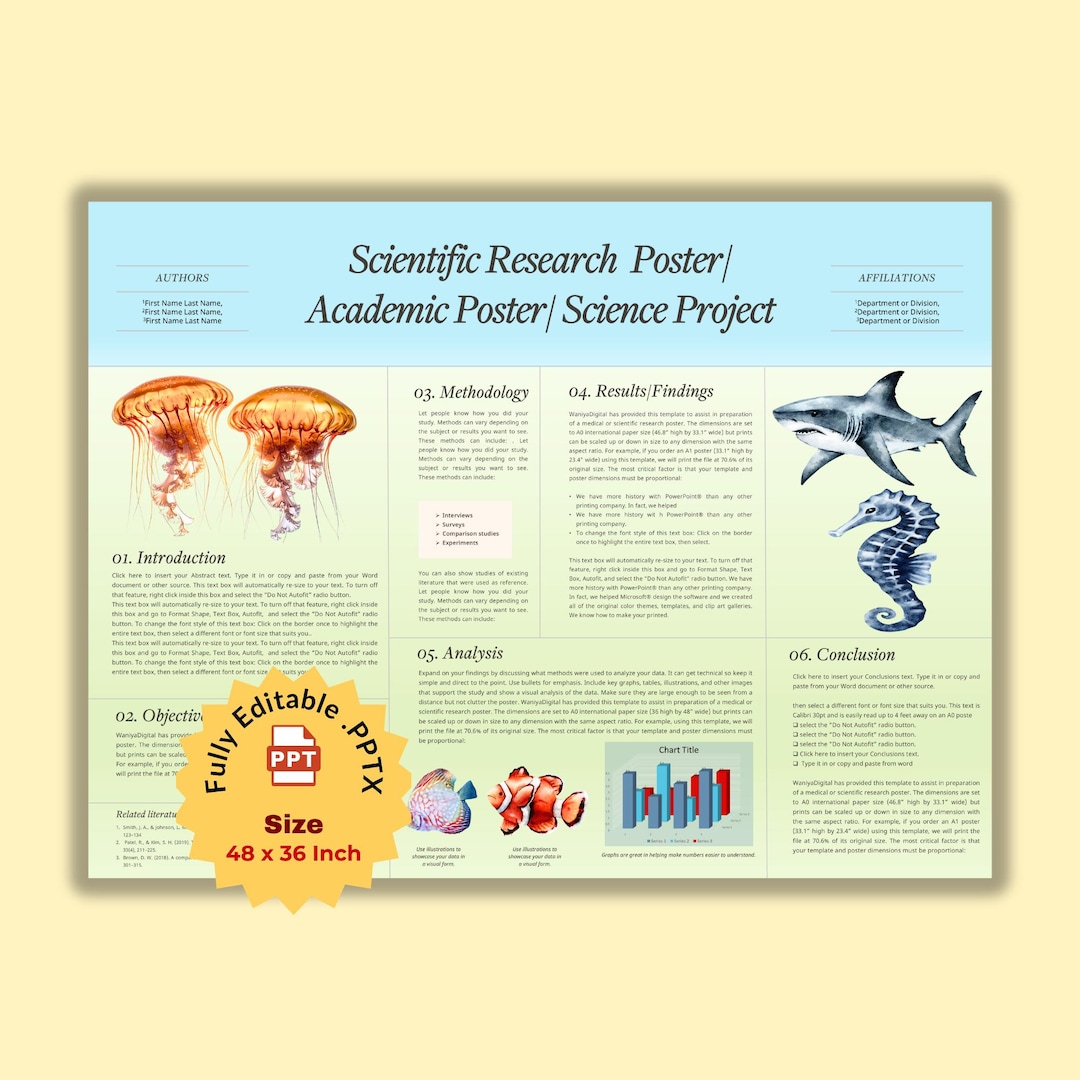 Science Fair Project Poster Template | School Science & STEM Poster ...