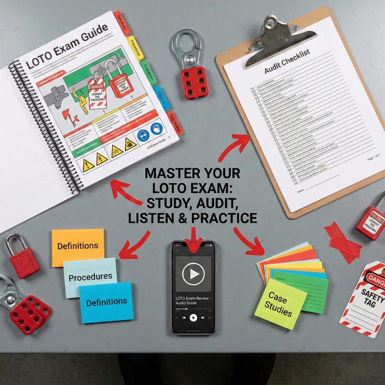 Loto Control Checklist Bilingual LOTO Lockout Tagout Training Guide (english + Spanish) | OSHA ...