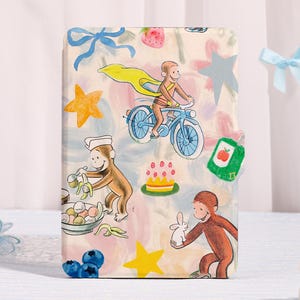 Monkey Collage Kindle Case, Kindle 6/6.8/7" Case, Trendy Kindle Kobo Paperwhite Case, Kindle Paperwhite 12th/11th Case, Gift For Bookworms