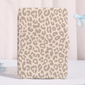 Capa para Kindle com estampa de leopardo marrom, compatível com Kindle 6/6.8/7", capa moderna para Kindle Kobo Paperwhite, capa para Kindle Paperwhite 12ª/11ª geração, presente perfeito para amantes de livros.