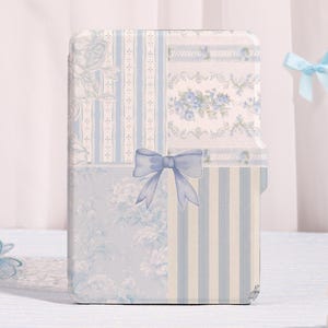 Étui pour Kindle en patchwork de fleurs, étui Kindle 6/6,8/7 pouces, étui tendance Kindle Kobo Paperwhite, étui Kindle Paperwhite 12/11, cadeau pour rats de bibliothèque