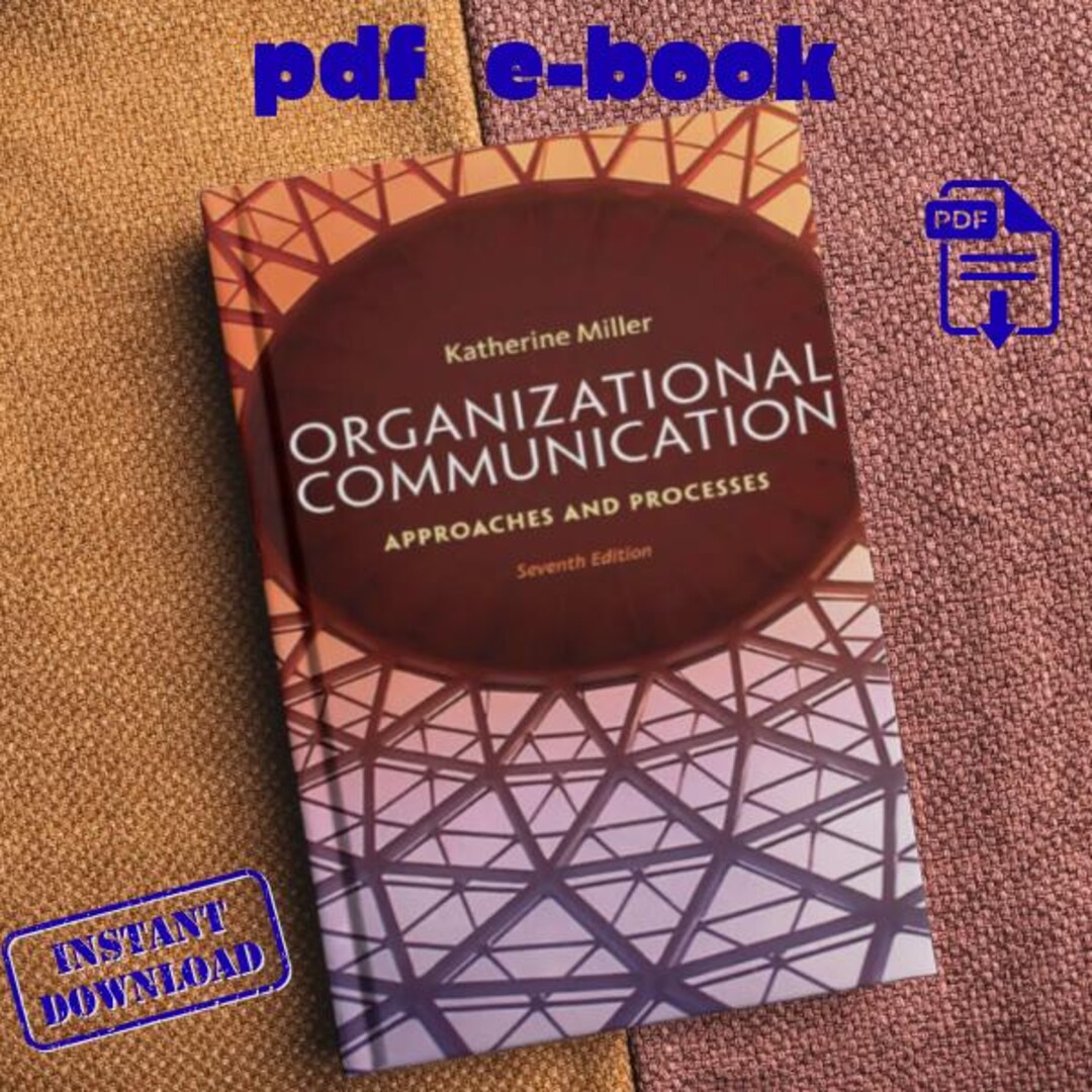 Organizational Communication Approaches and Processes 7th Edition - Etsy