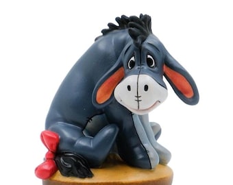 Lumpy / Heffalump Hand-Painted Wooden Figurine – Disney Winnie-the-Pooh Series – Vintage Collectible