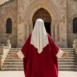 Biblical Robe Costume Jesus Inspired Outfit Handmade Religious Dress ...