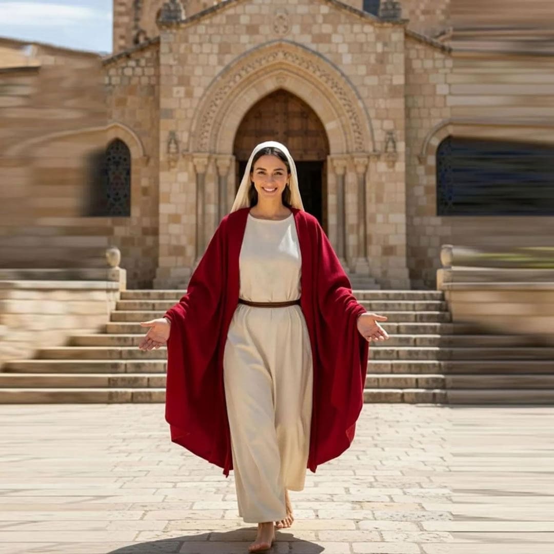 Picture Scripture Robe Biblical Robe Costume Jesus Inspired Outfit Handmade Religious Dress ...