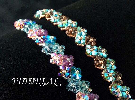 Swarovski Crystal Bracelet Beading/Jewelry Making Tutorial 