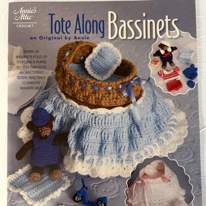 Eingestellt Annie's Attic Crochet Leaflet #878516 ©2008 Tragebagger ein Original von Annie 2 Komplette Spielsets