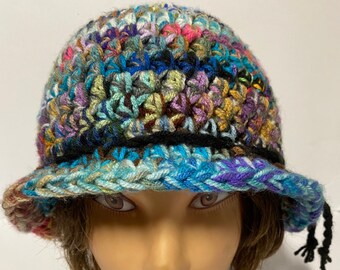 Scrappy Fashion Crochet Winter Bucket Hat Bulky Yarn