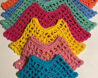 Quick As a Wink! Child Sizes Crochet Poncho Pattern