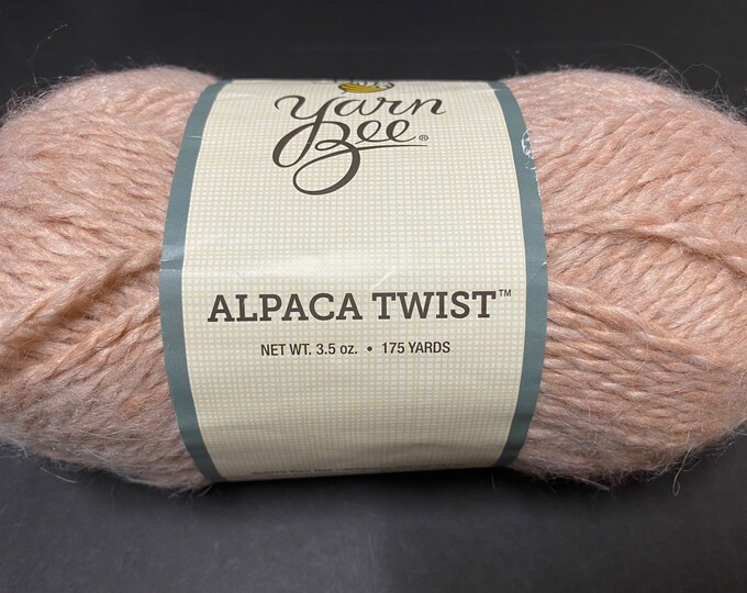 Yarn Bee Dream Alpaca Twist Colorway Blush/06 3.5oz 175 Yds 90/10