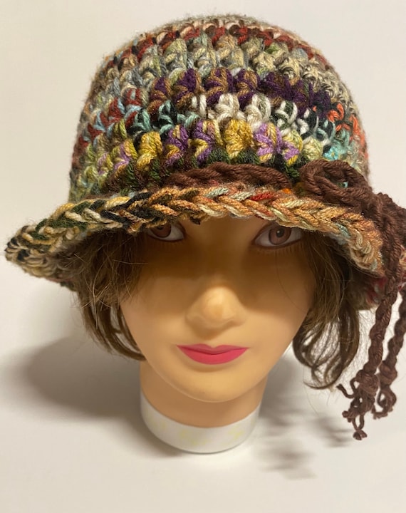 The Chunky Scrappy Crochet Bucket Hat PATTERN #14 (available