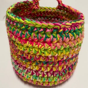 The Collapsible Crochet Basket PATTERN 8 available for Free, Details ...